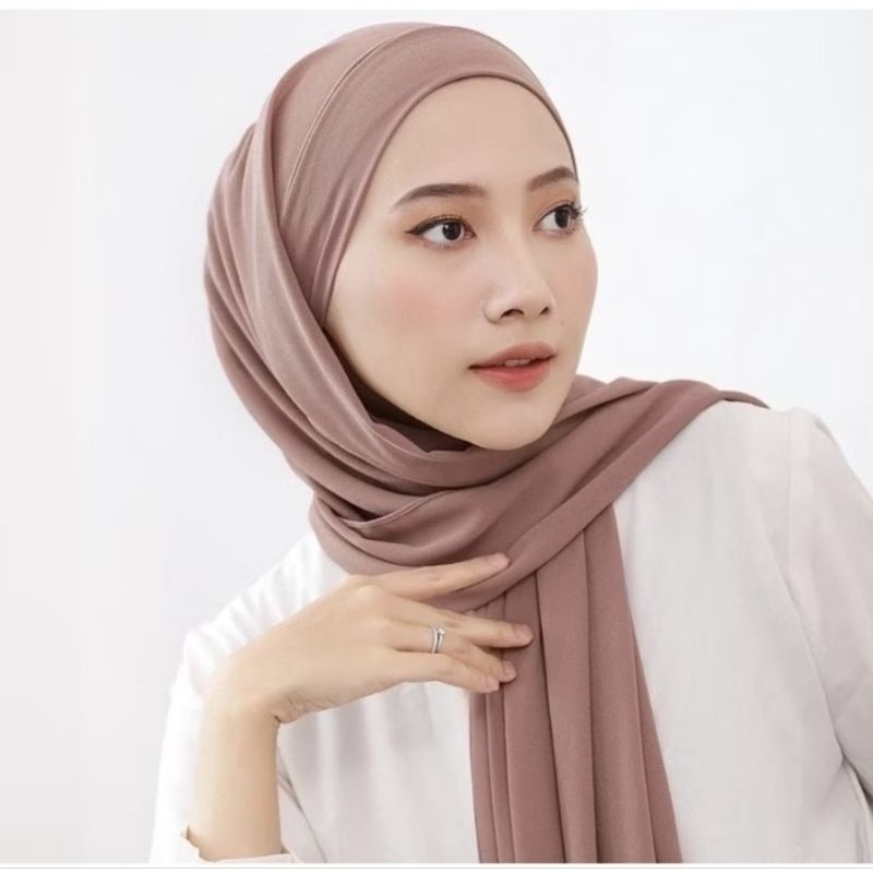 ผักดองสําเร็จรูปของมาเลเซีย | Pashmina JERSEY MALAY 2IN1 | Pashmina MLAY PREMIUM JERSEY