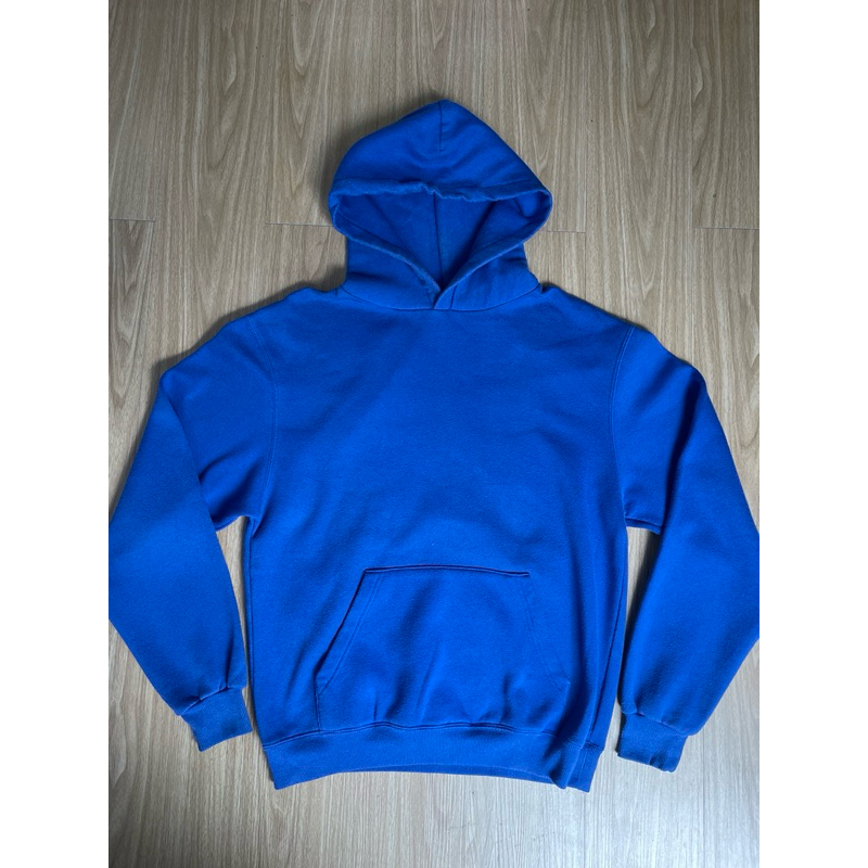 BLANK HOODIE BLUE ELECTRIC