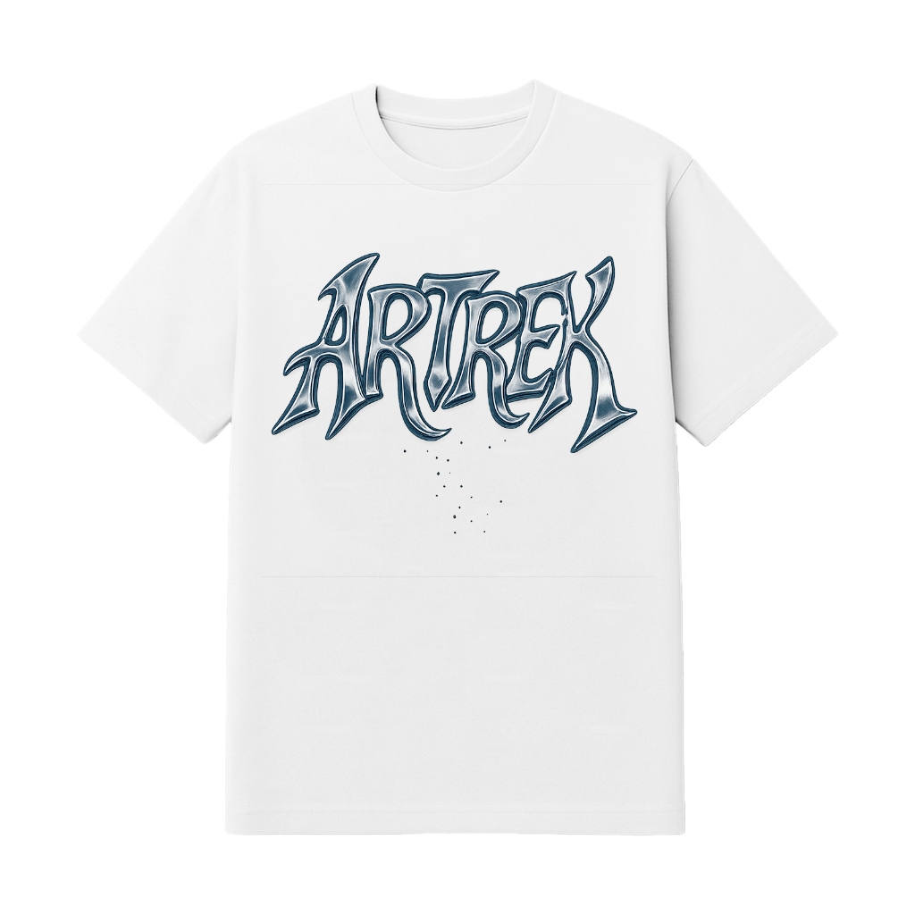 เสื้อยืด Artrek WHITE CHROMANIA TRAIL TRIBAL - ลําลองสบาย ๆ BASECAMP GYM OFFICE SCHOOL