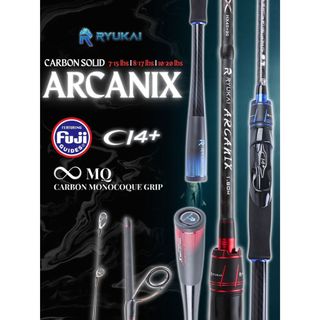 Joran carbon solid fuji 7-15 lbs 8-17 lbs 10-20 lbs 180 198 Cm Ryukai Arcanix