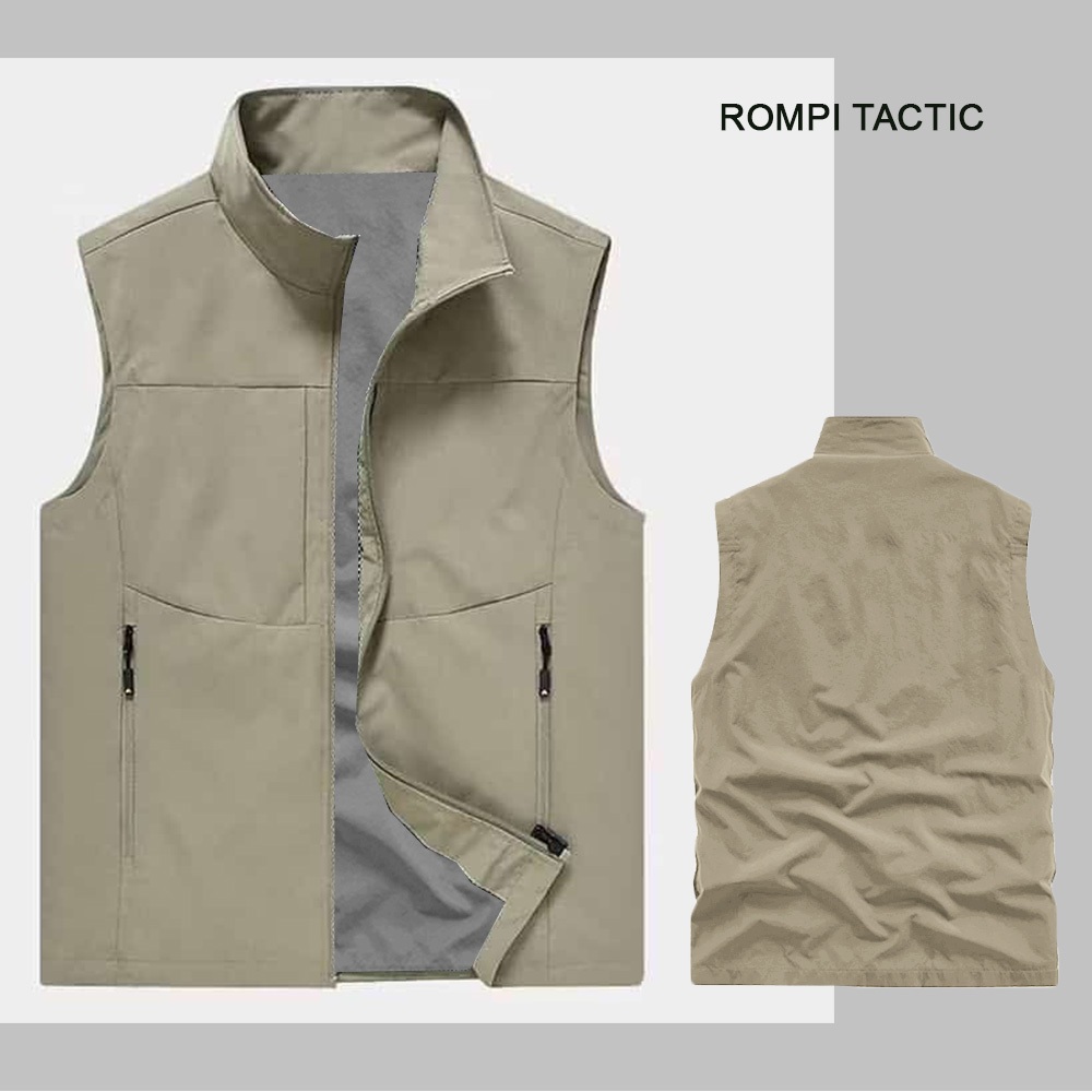 TACTIC TASLAN VEST JACKET / PLAIN UNIFORM VEST JACKET