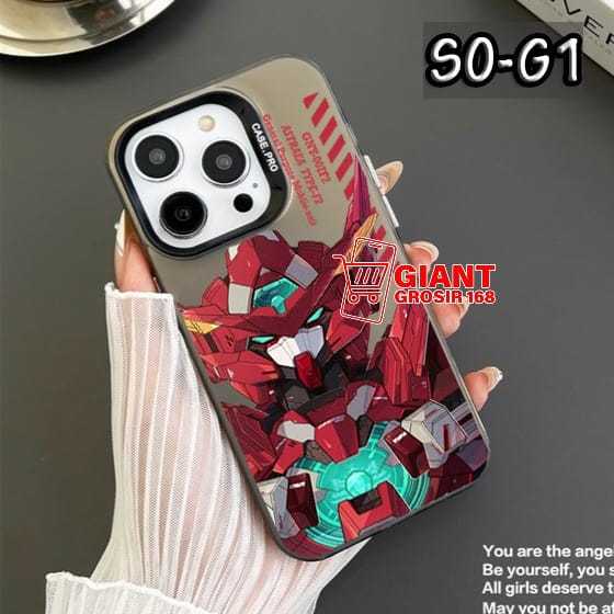 IMD โฮโลแกรมสีดํากรณีกันดั้มหุ่นยนต์สําหรับVivo Y04S Vivo Y19S Gt Vivo Y04 Vivo X200 Vivo X200 Pro V