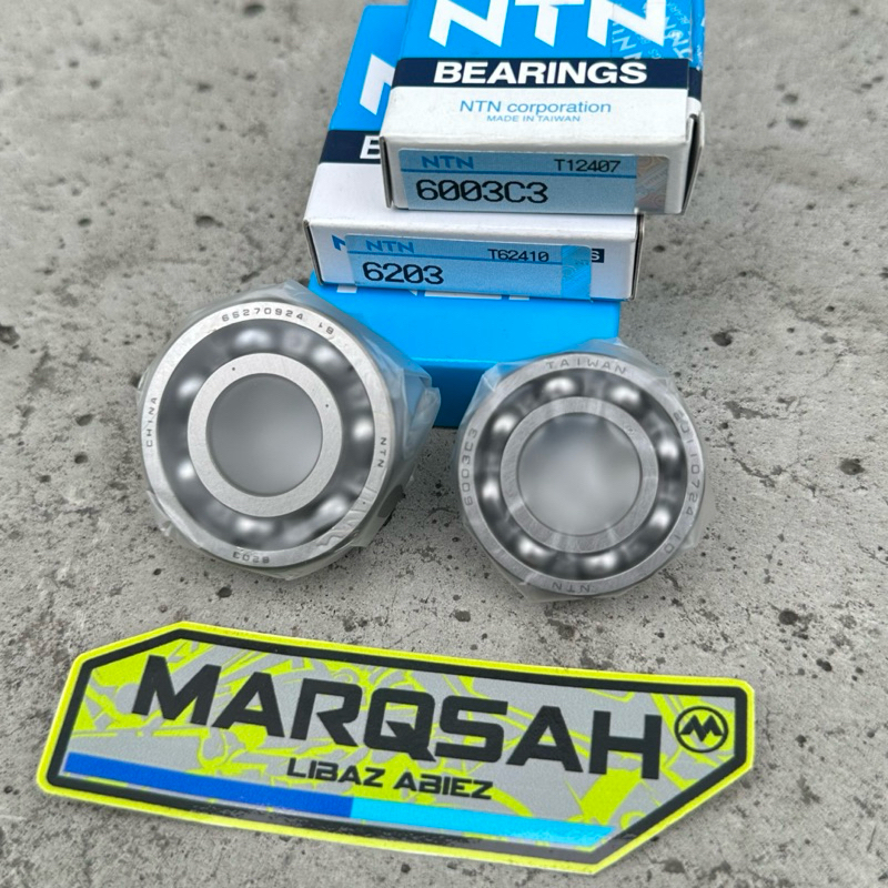 แบริ่ง Laher Noken As Tiger Revo Megapro Primus Hiu Lama Gl Pro Gl Max 6203 6003 NTN ORI