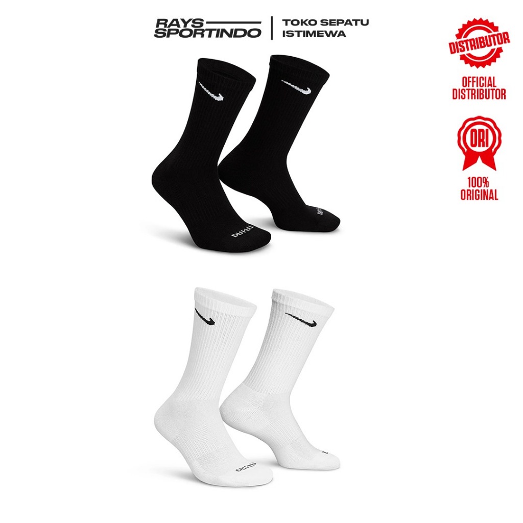 NIKE EVERYDAY PLUS CUSH CREW SOCKS
