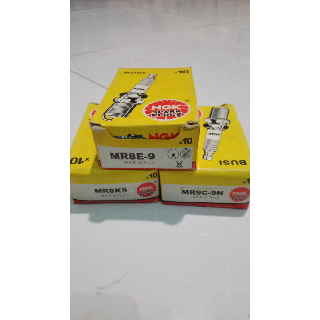 NGK MR8K-9 / MR8E-9 / MR9C-9N SPARK PLUG สําหรับ SATRIA FU / VISION / ADV 150 MOTORCYCLE WITH LONG T