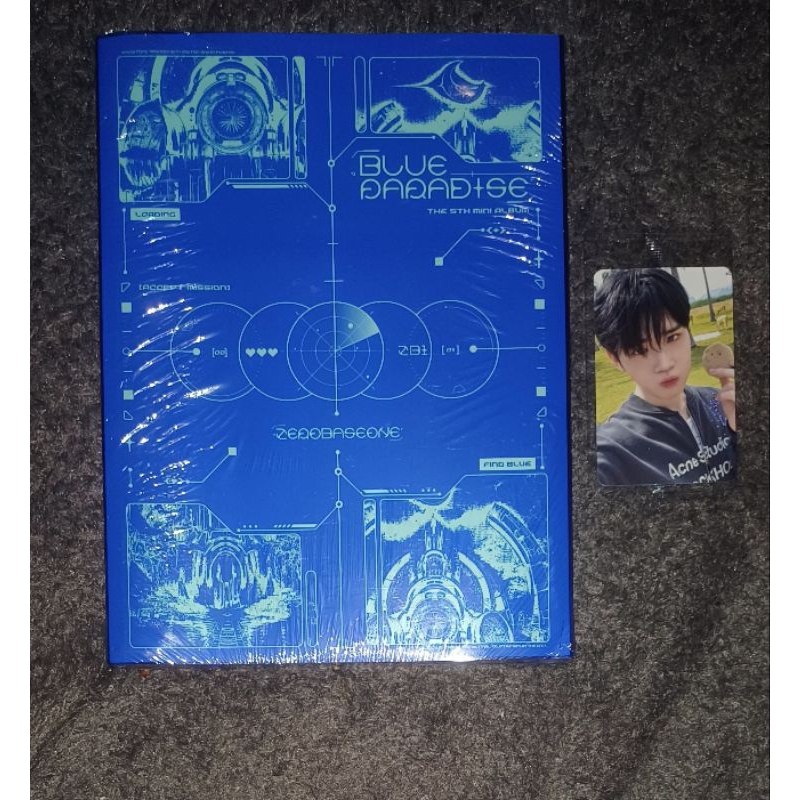ZEROBASEONE 5TH MINI ALBUM BLUE PARADISE PHOTOBOOK PB SEEK VER SEALED + POB TERAE ZB1 KTOWN4U