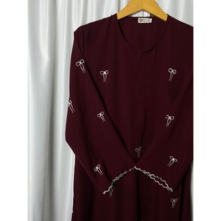 ABAYA REMAJA COQUETTE PITA BORDIR | FORZALETA PREMIUM By ADA