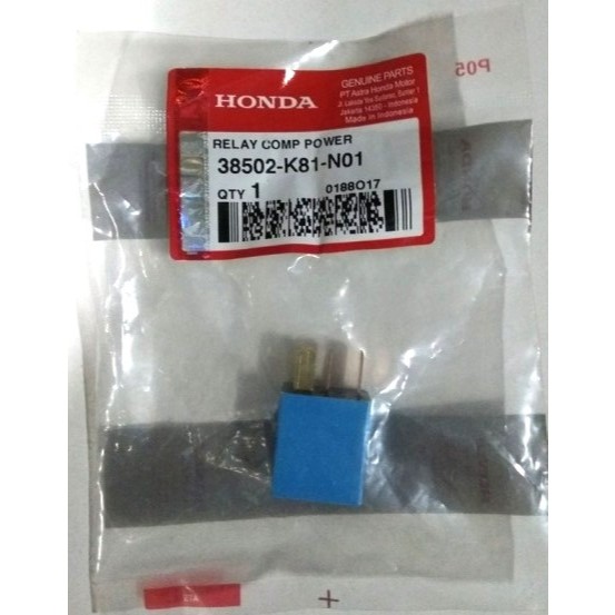 รีเลย์ Comp Power 5 Pin Honda BeAT Sporty eSP K81 ORIGINAL HONDA 38502K81N01