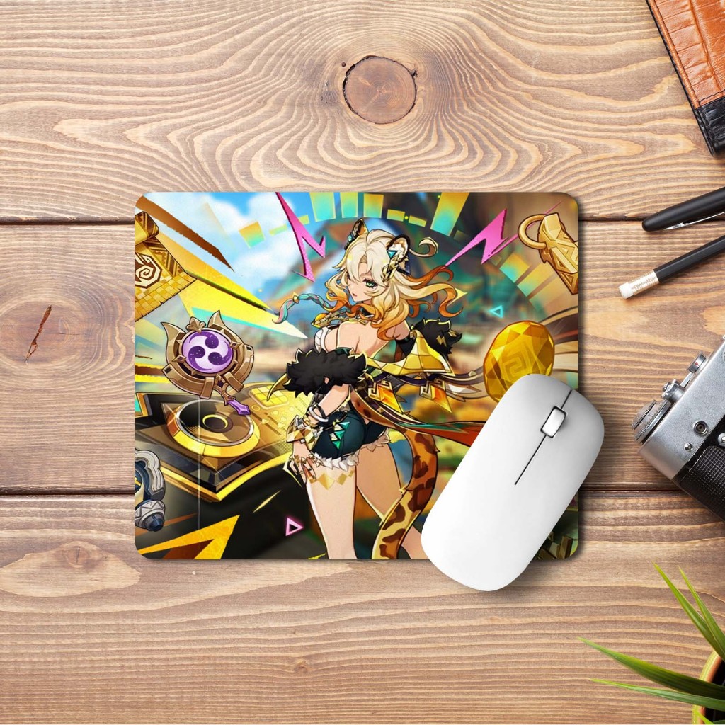 [7 DESIGN] แผ่นรองเมาส์อนิเมะ XILONEN GENSHIN IMPACT / แผ่นรองเมาส์อนิเมะ XILONEN GENSHIN IMPACT