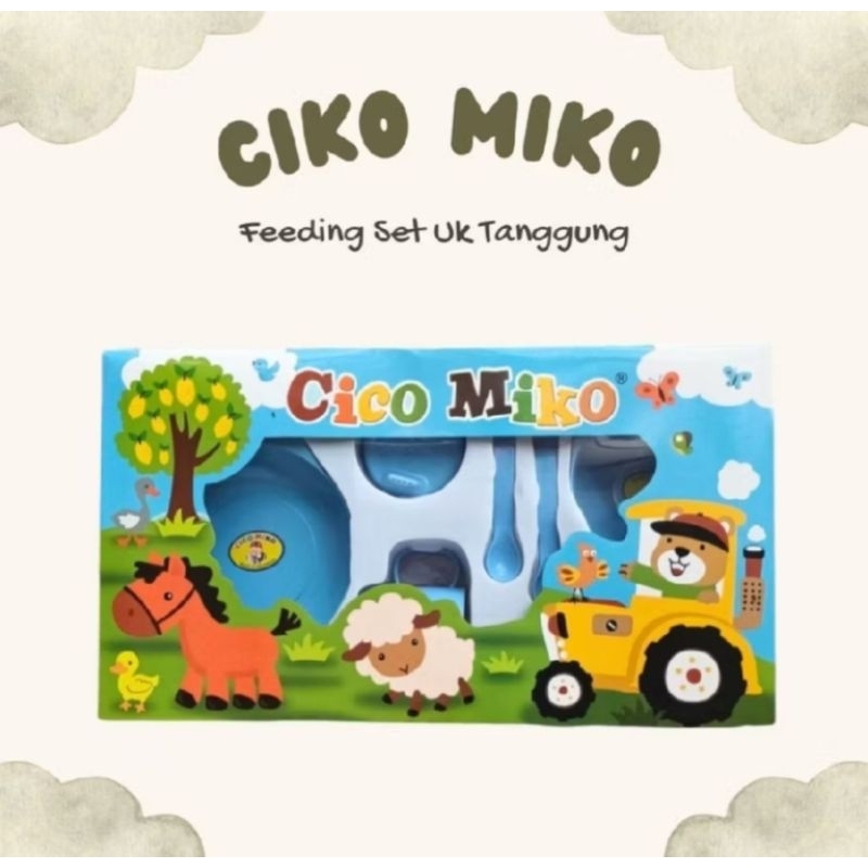 FEEDING CICO MIKO TANGGUNG/CIKO MIKO BABY FEEDING UTENSILS/MPASSI SUPPLEIES/BABY GIFT SIZE TANGGUNG