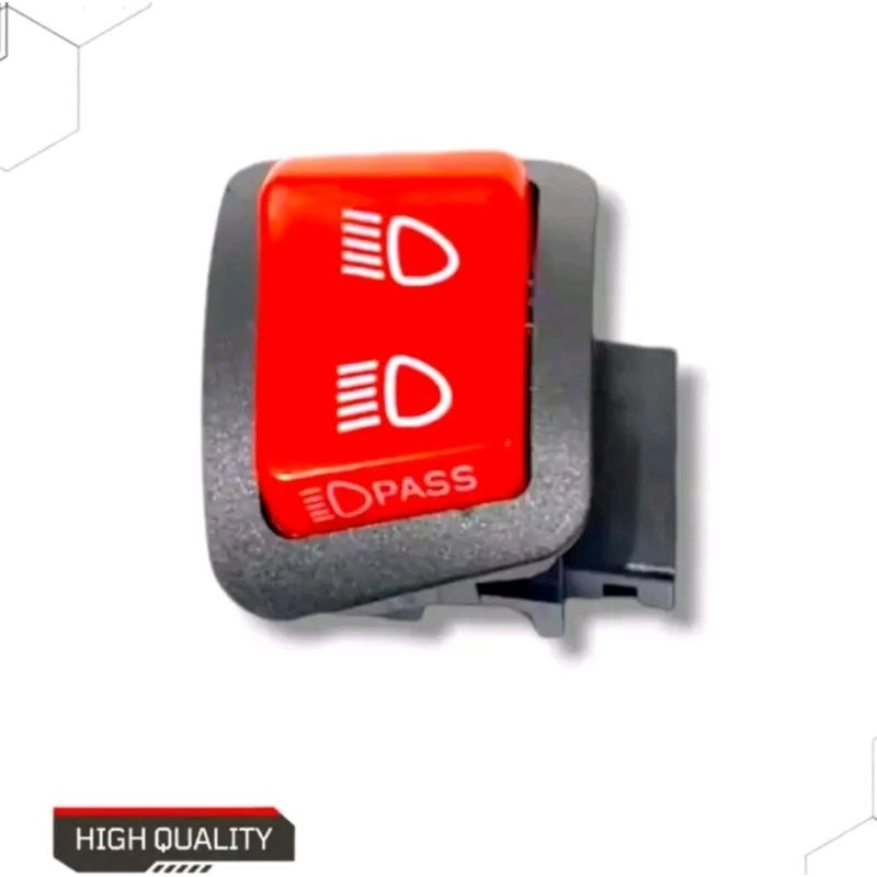 MERAH Pass Beam Switch Far-Dekat & Piw Piw Red Vietnam Switch