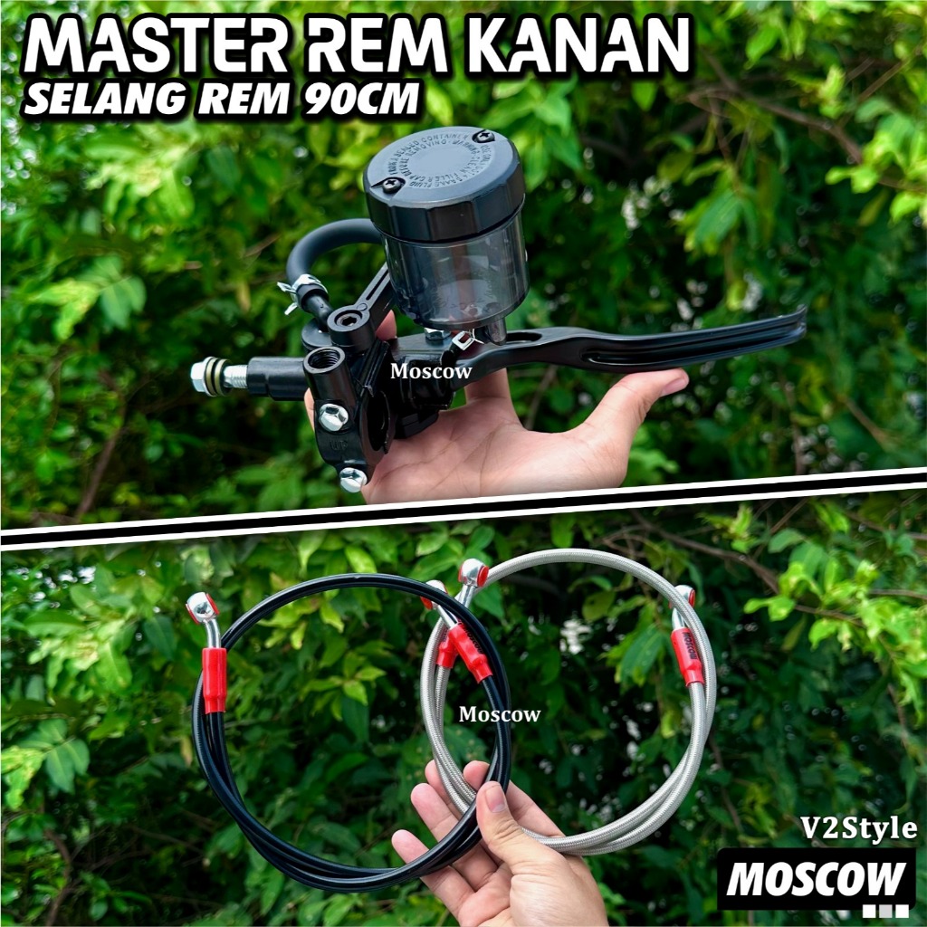 RIGHT เบรคหลักขนาดใหญ่น้ํามัน CYLINDER WRITING BIG RYBEN TRANSPARENT THAILAND MIRROR MOUNTING SWITCH