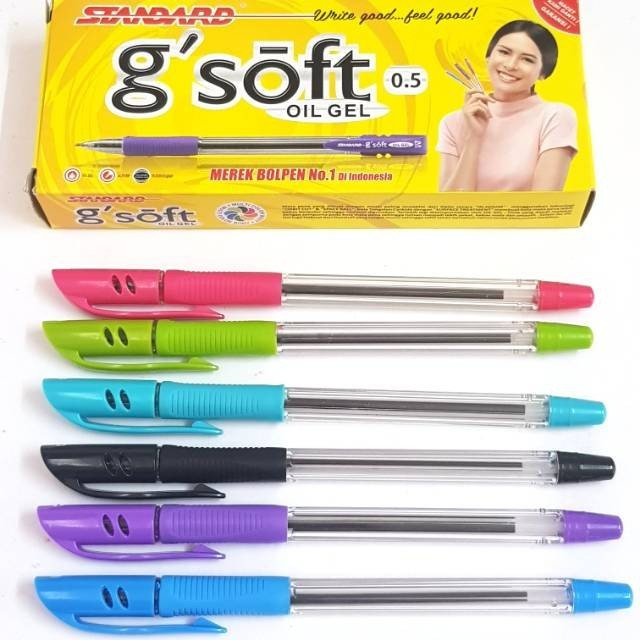 ปากกามาตรฐาน GSOFT 0.5 GSOFT Pen ปากกาลูกลื่นมาตรฐาน / ต่อโหล