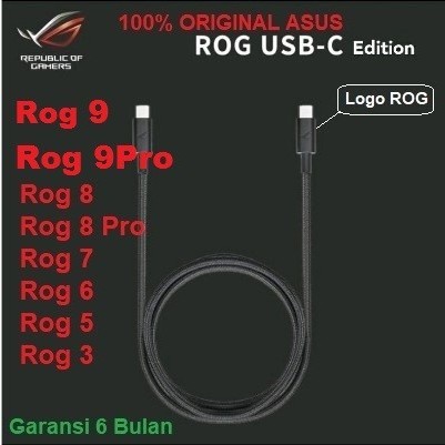 สายเคเบิลข้อมูล Asus Rog Phone 9 Pro Rog 9 Rog9 FE Rog Phone 9 Rog9 Rog 9 Fe HyperCharge Original
