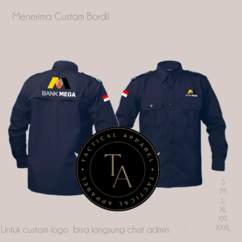 เสื้อ KEMEJA BANK MEGA
