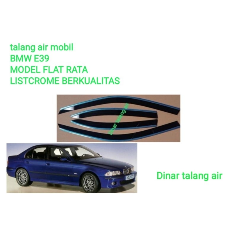 รางน้ํารถ BMW E39 FLAT MODEL 1 SET 4 ประตู คุณภาพระดับพรีเมียม