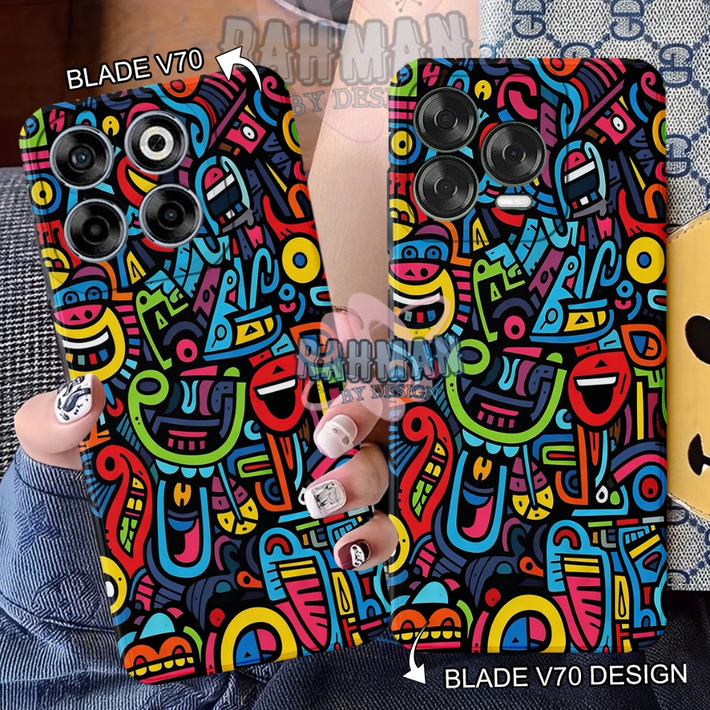 HP ZTE Nubia Blade V70 Softcase - ZTE Nubia Blade V70 Design- วัสดุยางยืดหยุ่น - Cool Motif - ซิลิโค