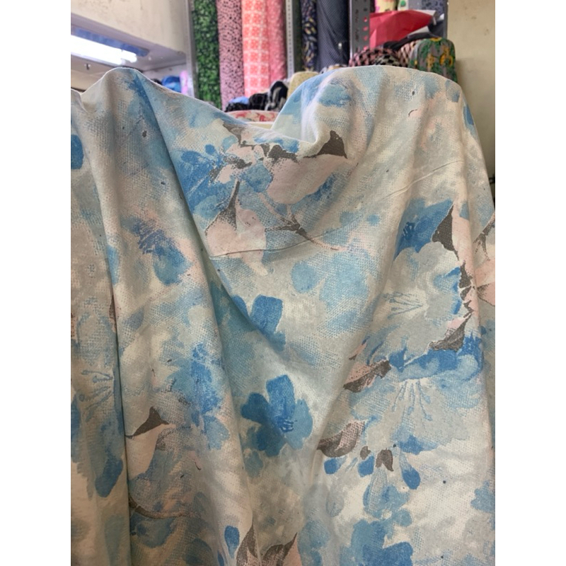 ผ้าโพลีคอตตอนลาย || ผ้าพิมพ์ลาย diablo นําเข้า || Lq ราคา 0.5 mtr