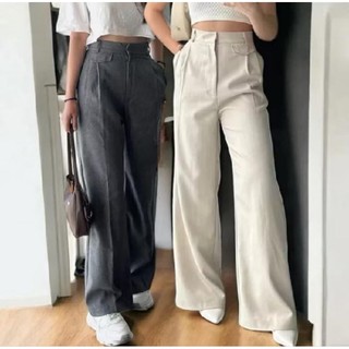 Oro Pants - Celana Kulot Celana Kerja Panjang Highwaist Kulot Knit japan Line Premium