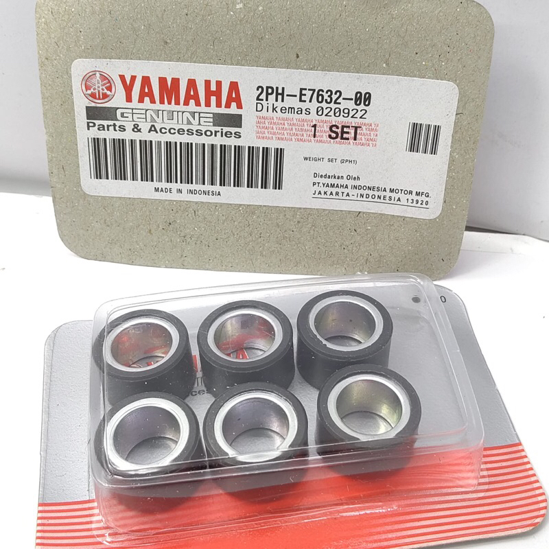 2PH-E7632-02 ROLLER WEIGHT SET Mio M3 - Mio Z - Mio soul Gt