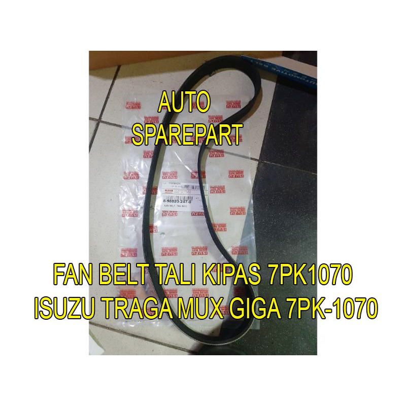 FAN BELT 7PK1070 ISUZU TRAGA MUX GIGA 7PK-1070