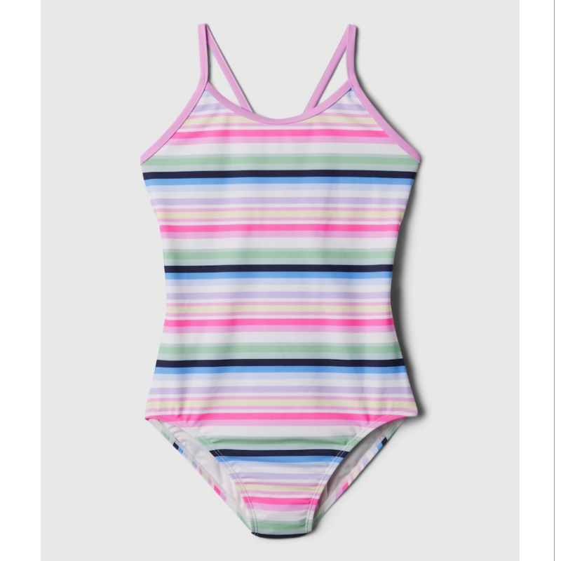 ชุดว่ายน้ําลายทาง 8Y 10-12Y 12-13Y 14-15Y