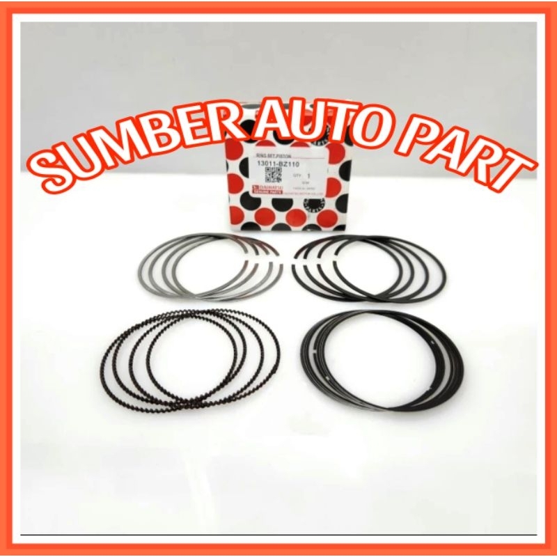 (SAP) ORIGINAL PISTON RING AVANZA FENIA 1.5 ALL OVER SIZE
