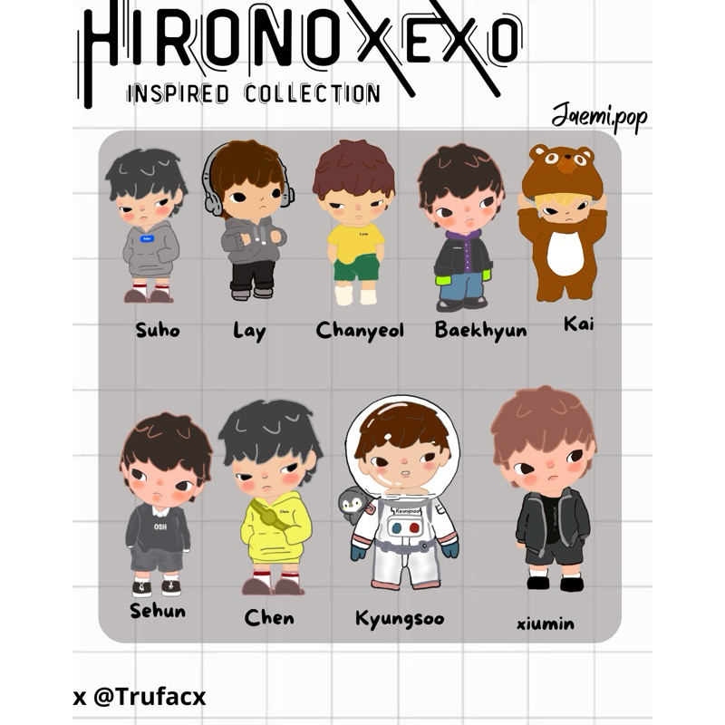 พวงกุญแจ exo hirono*