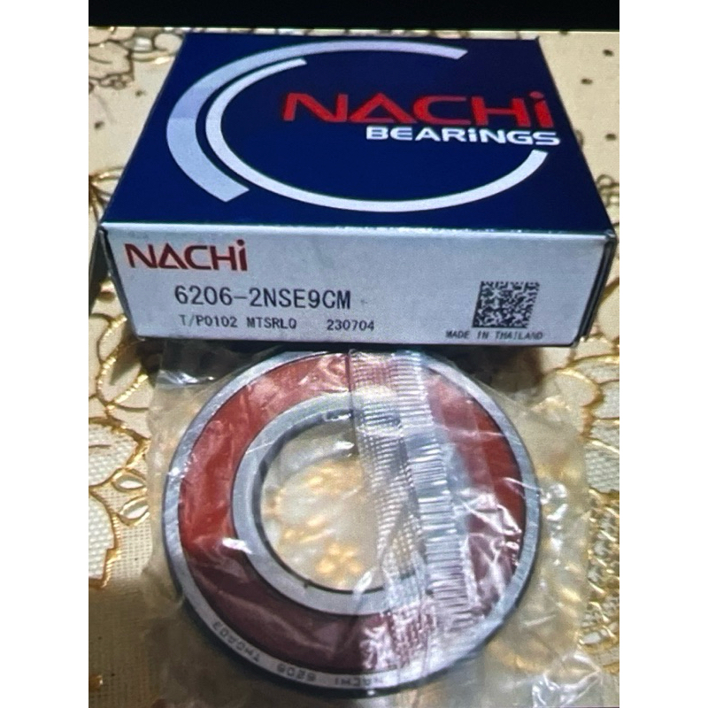 แบริ่ง 6206 2RS NACHI ORIGINAL ของแท้