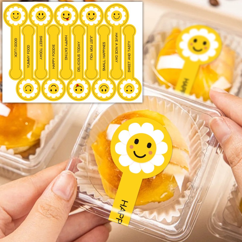 สติ๊กเกอร์ฉลากดอกไม้ 100 ชิ้น Just For You สติ๊กเกอร์