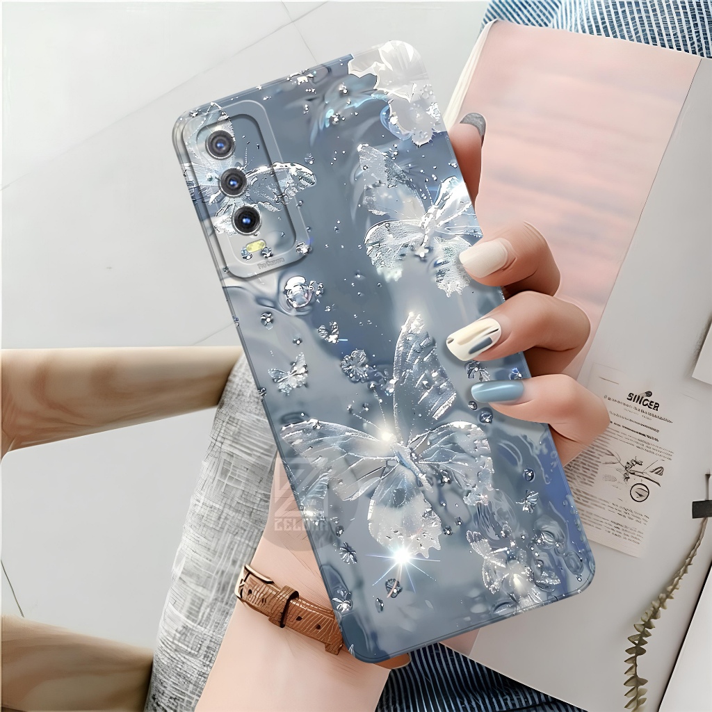 เคส VIVO Y20 / Y12S / Y20S Softcase - เคสผีเสื้อ - เคส VIVO Y20 / Y12S / Y20S - เคส Pro Camera Silic