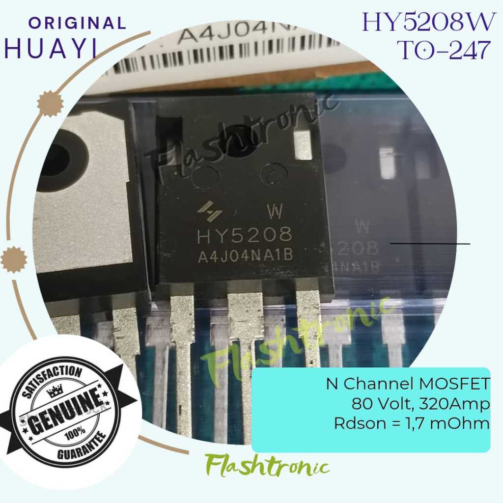 HY5208 HY5208W TO-247 N-MOSFET 80v 320A HUAYI ORIGINAL