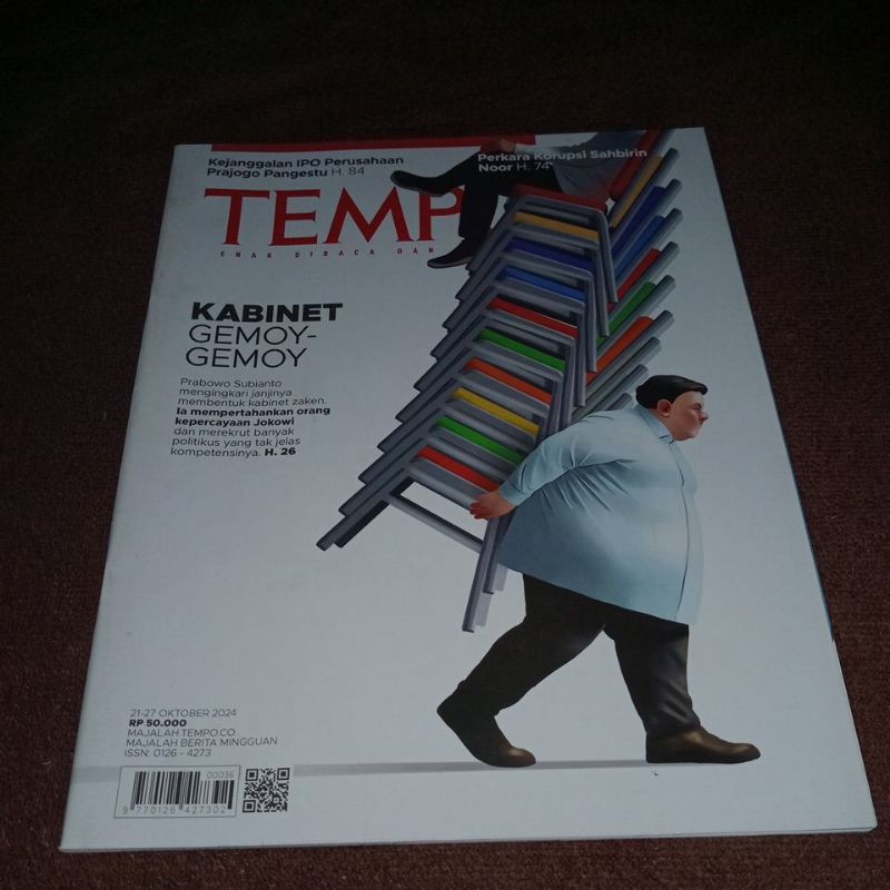 TEMPO MAGAZINE 21-27 OCTOBER 2024 - GEMMY CABINET