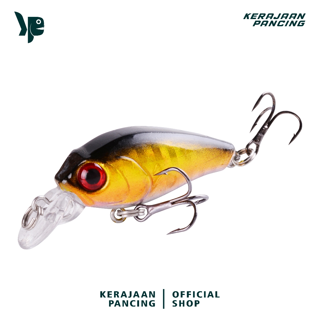 Fishing Kingdom - เหยื่อตกปลา HB066 รูปร่างปลาขนาดเล็ก ยาว 4.5cm/3.7g
