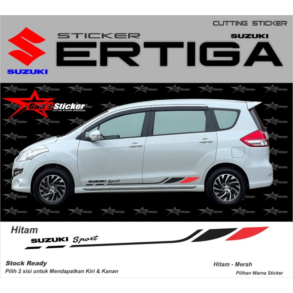 สติ๊กเกอร์ Suzuki Ertiga สติ๊กเกอร์ Suzuki Ertiga Variation
