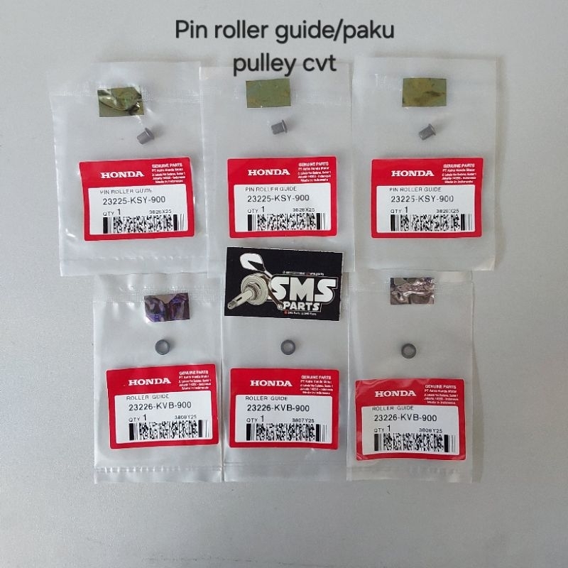 คู่มือลูกกลิ้ง Pin Roller Guide เล็บ Pully รอก CVT Beat FI Vario 125 Original 23225KSY900 / 23226KVB