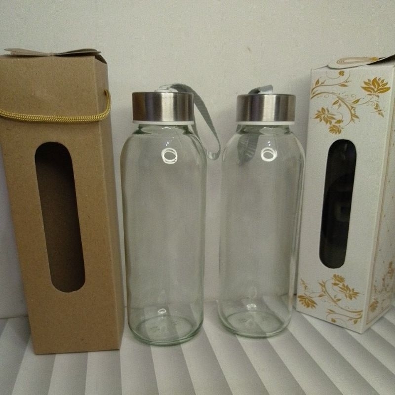 แก้วใส TUMBLER DRINKING BOTTLE 420ml บรรจุภัณฑ์ในกล่อง SOUVENIR