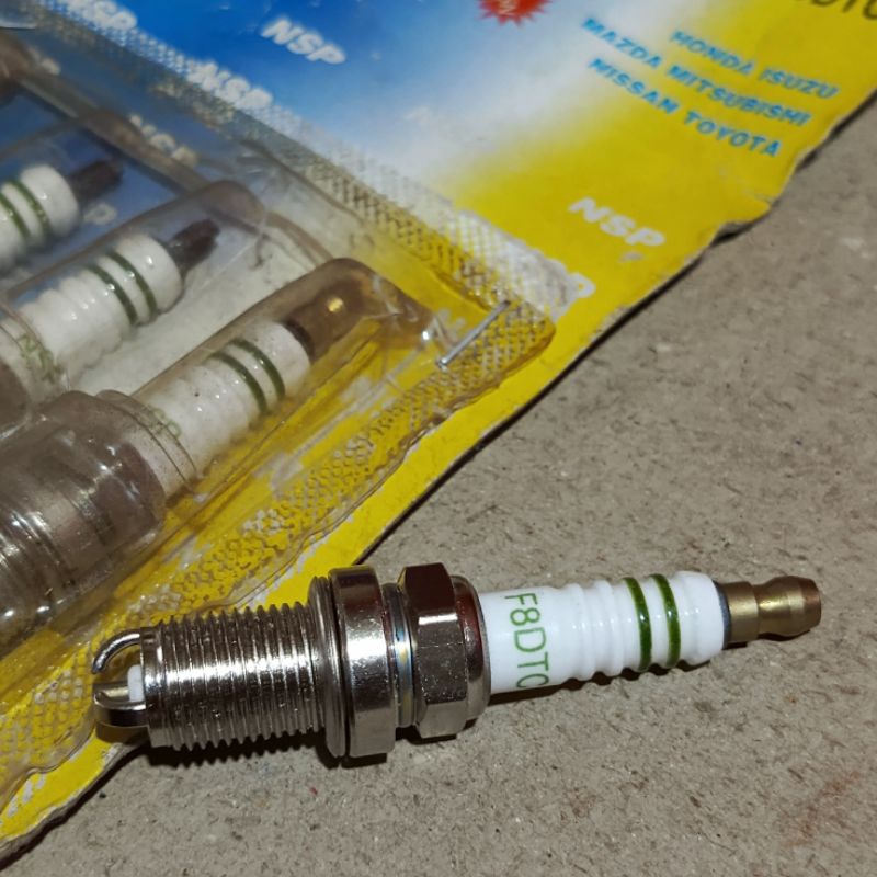 (9N) SATRIA 2T K3 NSP F8DTC SPARK PLUG สําหรับ NINJA RR VESPA RXZ GX รถรถจักรยานยนต์