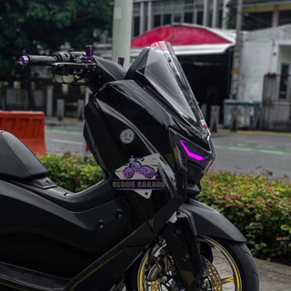 WINDSHIELD NMAX TURBO NEO 2024 STANDARD SHORT MODEL NMAX TURBO VISOR STANDARD FLAT MODEL