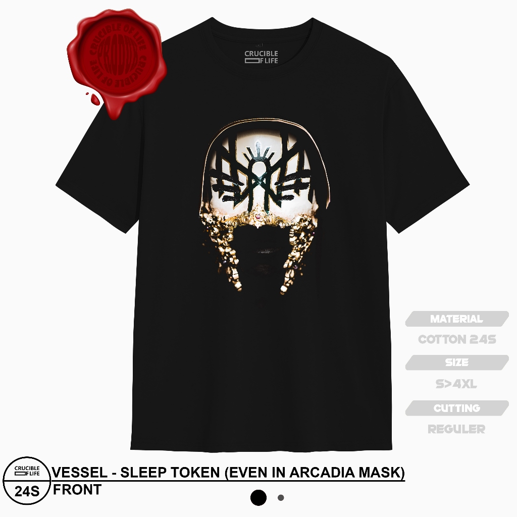 Distro Metal Band Sleep Token Vessel เสื้อยืดคอกลมแขนสั้น S-4XL