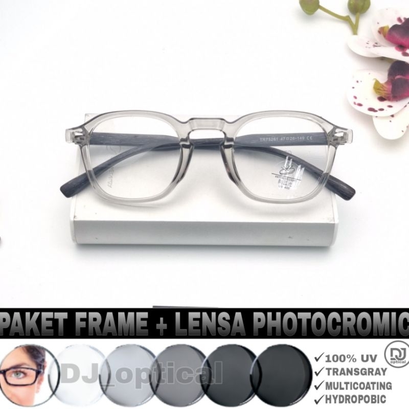 Photochromic Minus Anti-รังสี Blueray Bluecromic แว่นตา | แว่นตา 75261 | แว่นตา แว่นตา