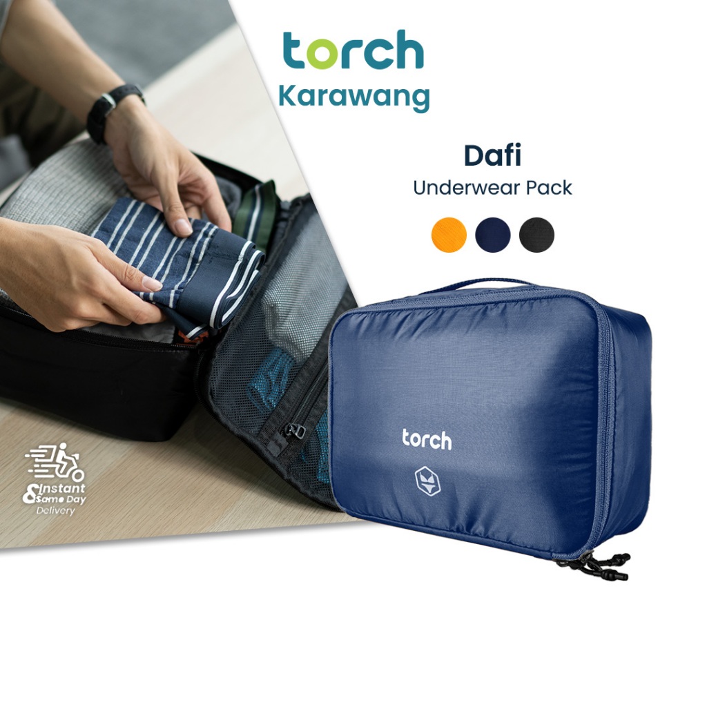 ไฟฉาย Dafi ชุดชั้นในแพ็คกระเป๋าเสื้อผ้าสําหรับเดินทาง