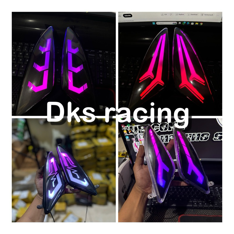 LAZY TURN ไฟป้าย RITING MIO SPORTY MIO เก่า FULLSET RGB APPLICATION