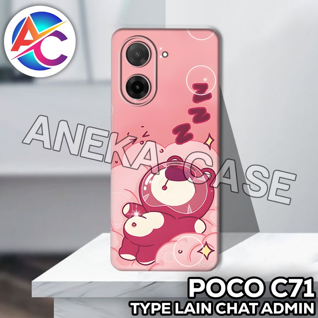 AC45/Case Poco C71/Girl Motif/softcase Poco C71/casing Poco C71/silicone Poco C71
