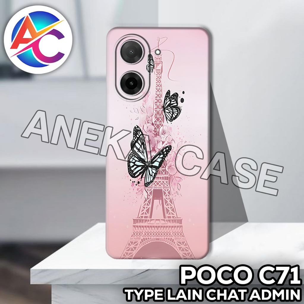 AC50/Case Poco C71/Girl Motif/softcase Poco C71/casing Poco C71/silicone Poco C71