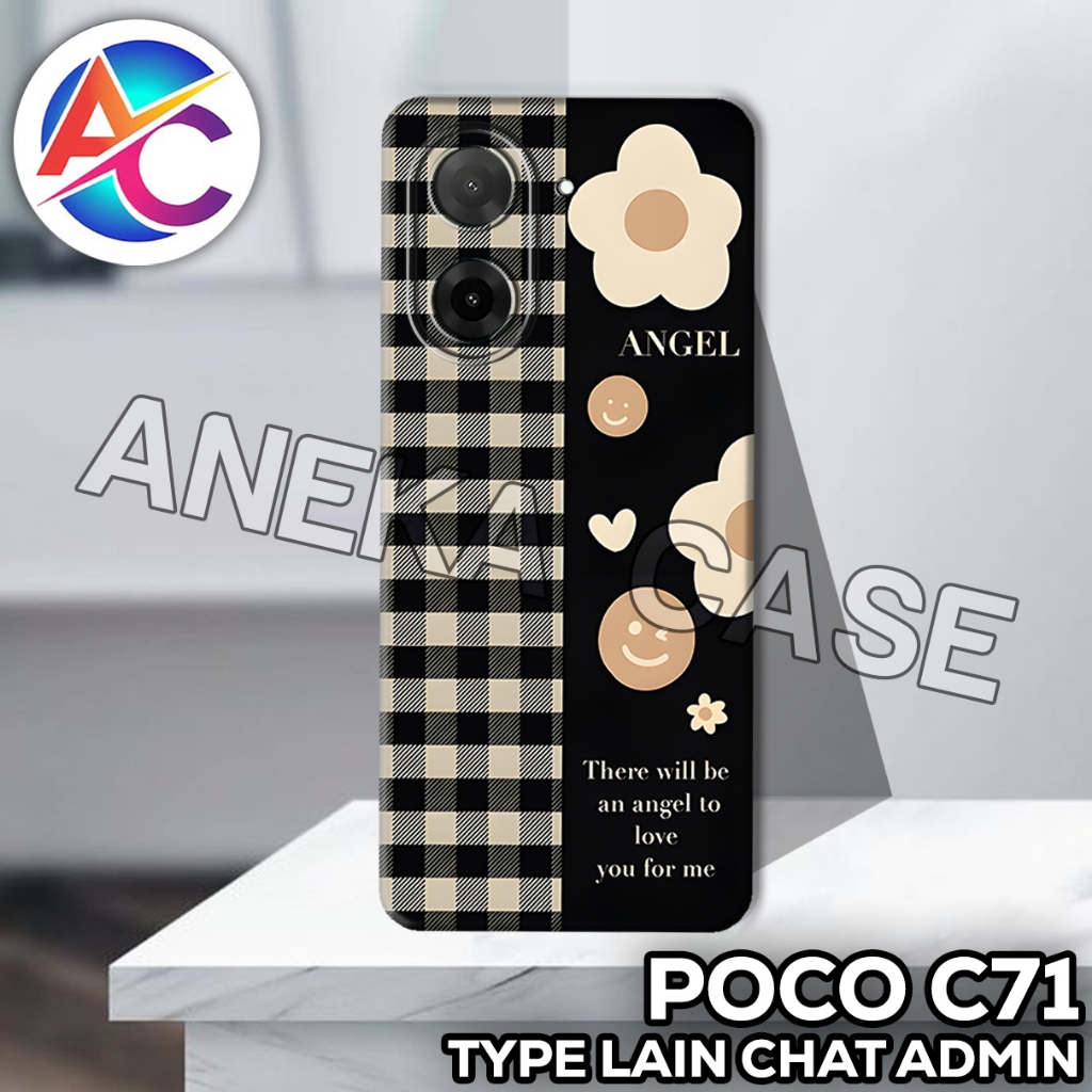 AC52/Case Poco C71/Girl Motif/softcase Poco C71/casing Poco C71/silicone Poco C71