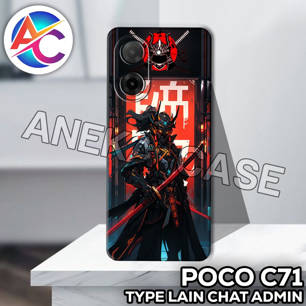 AC75/Case Poco C71/Motif ANIME/softcase Poco C71/casing Poco C71/silicone Poco C71