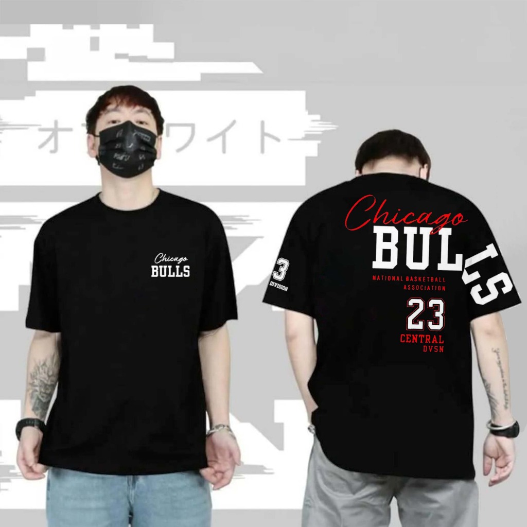 CHICAGO BULLS 23 CENTRAL MENS T-SHIRTS COOL MENS CLOTHES MODERN AND TRENDY MENS T-SHIRTS COMBET 30S 