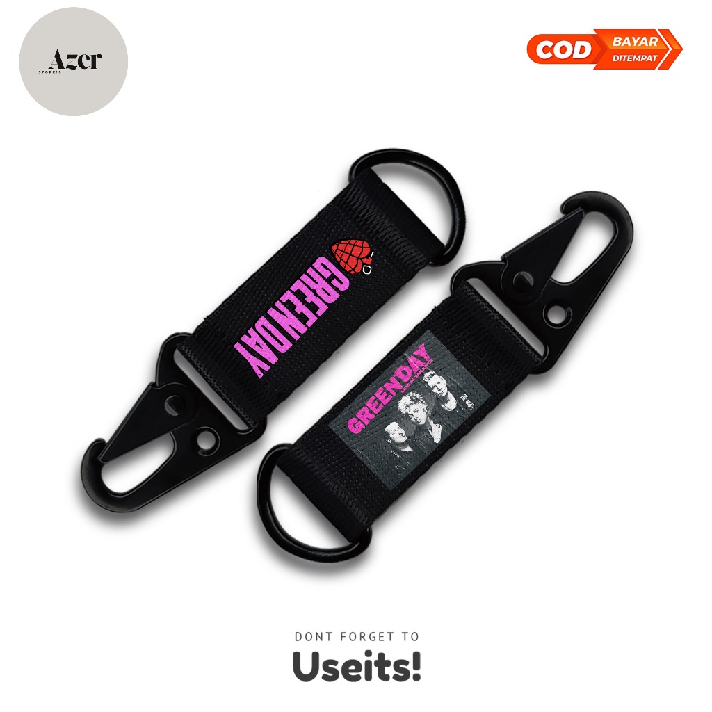 พวงกุญแจ motif GUNGAN GreenDay BAND - พวงกุญแจศิลปะ GreenDay BAND | เช่น07