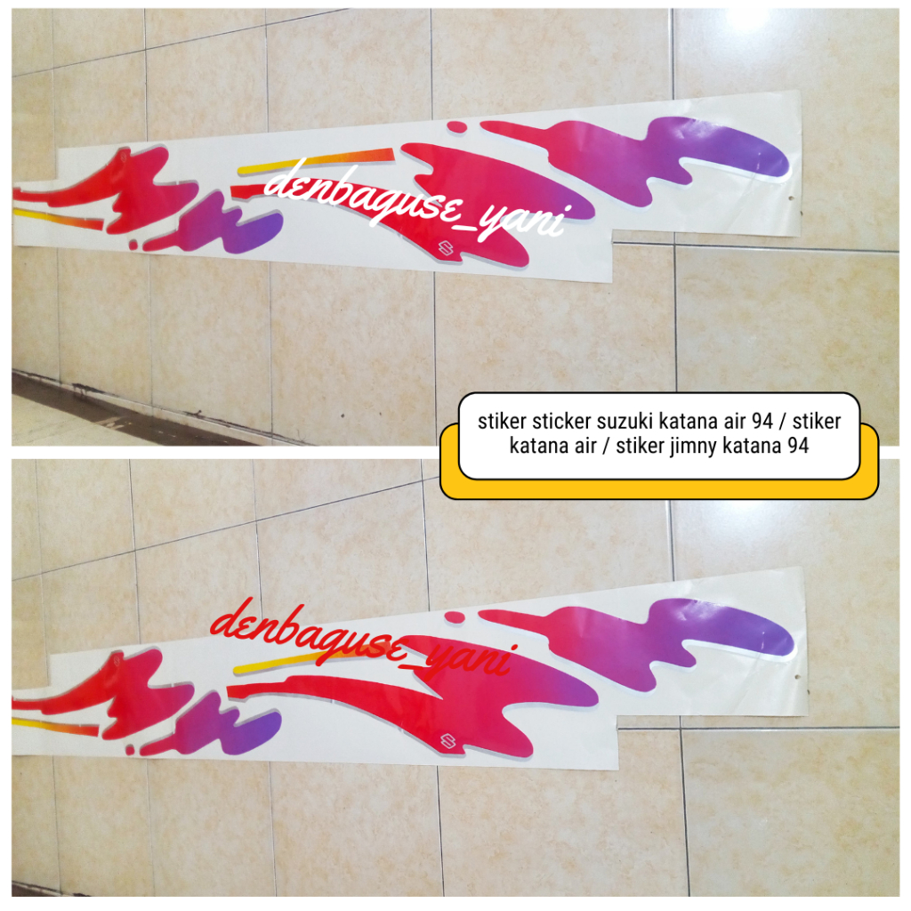 สติ๊กเกอร์ Suzuki Katana Air 94 / สติ๊กเกอร์ Katana Air / สติ๊กเกอร์ jiminy Katana 94